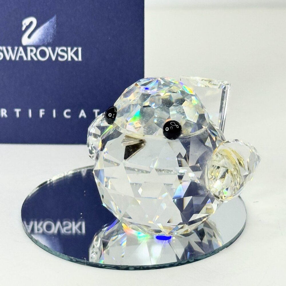 Swarovski Silver Crystal Figurine LARGE SPARROW mint in box S187